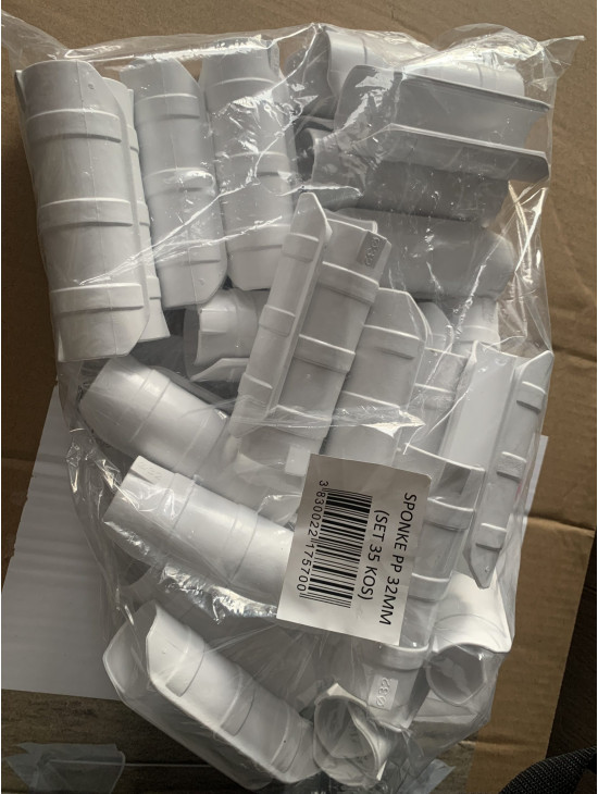 Sponka PP Ø32mm za rastlinjak (SET 35 kos)