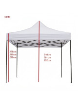 Pop-up paviljon 3x3 m