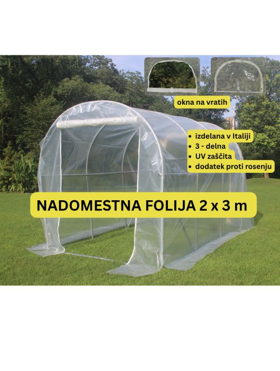 Nadomestna folija za rastlinjak Greenline 2 x 3 m